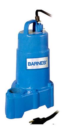 Picture of Barnes 1/3 HP, Effluent/Sump Pump, Model PZM-SP33, Manual