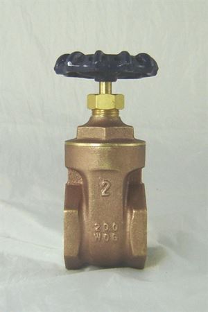 Picture of 2" Brass Shut Off Valve, Model AZP-BRGT-20