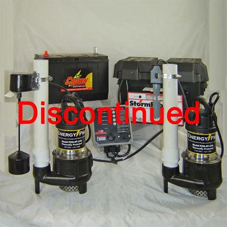 Picture of Dual Pump AC & Battery Back-up Pump System, Model PZM-STORMPRO-55