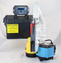 Picture of Submersible AC Pirmary & 12 Volt DC Battery Back-Up Packaged System, Model PK-ALP-6CIA12v2